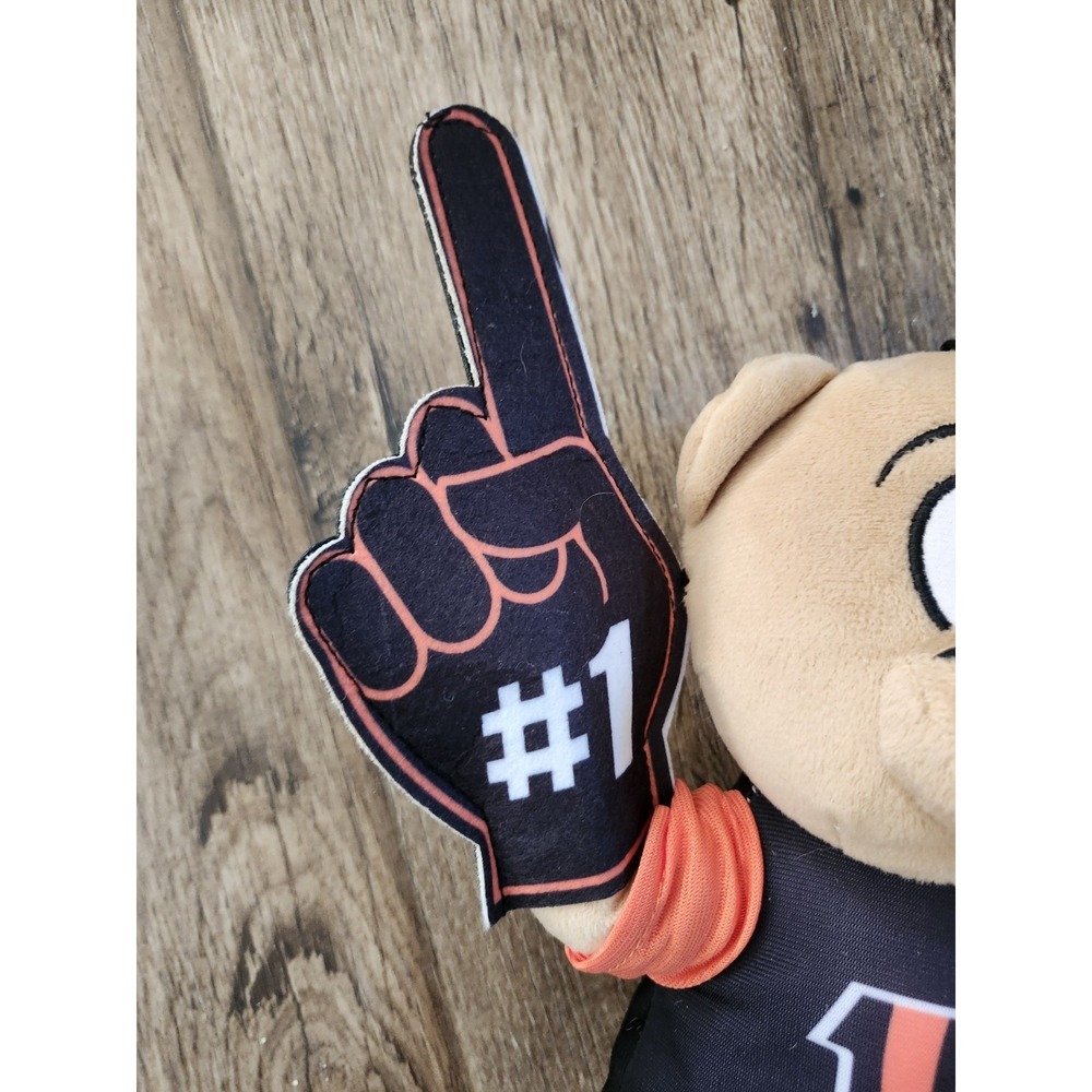 Cincinnati Bengals Good Stuff 14" Plush NFL Bear Logo #1 Number 1 Fan Promo Only - Picture 9 of 13